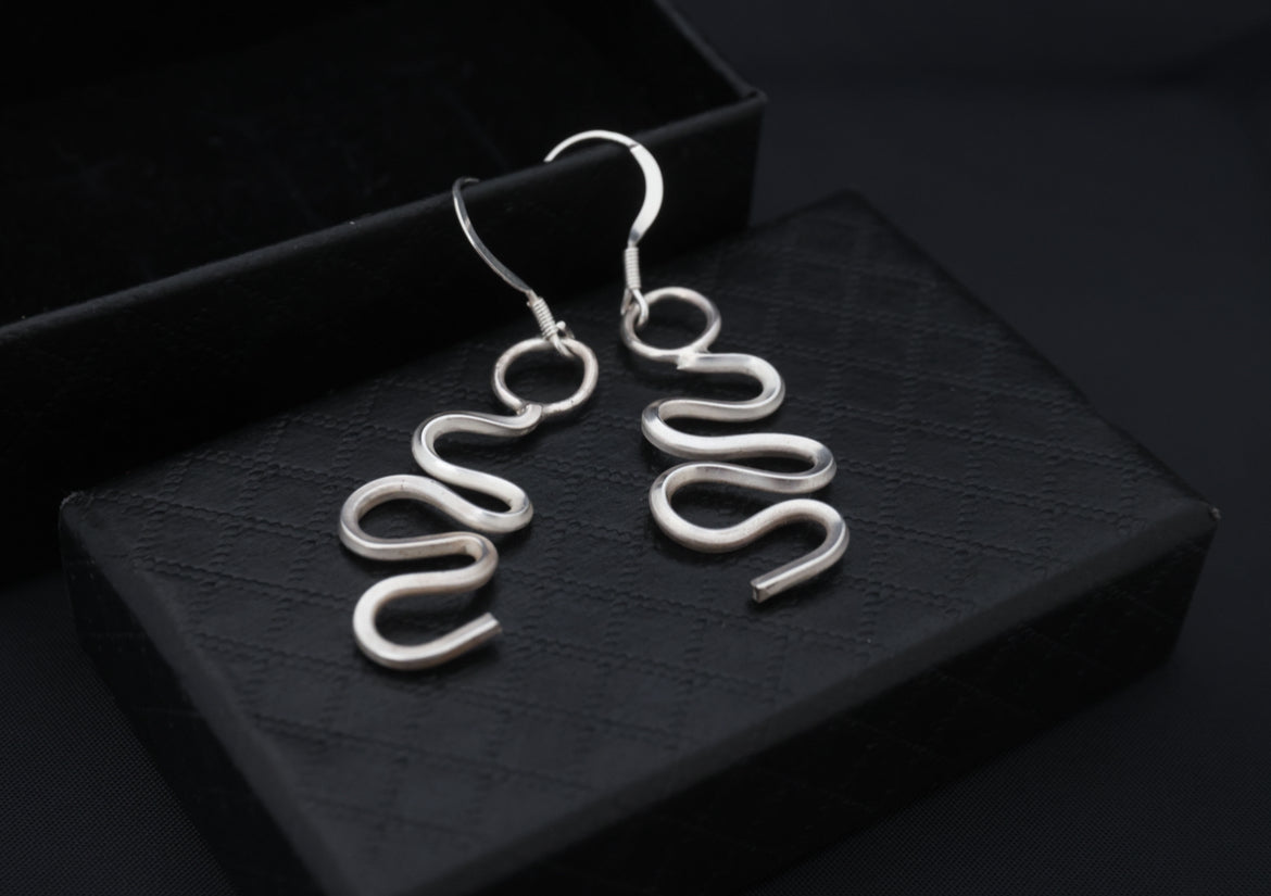 Swirl earrings