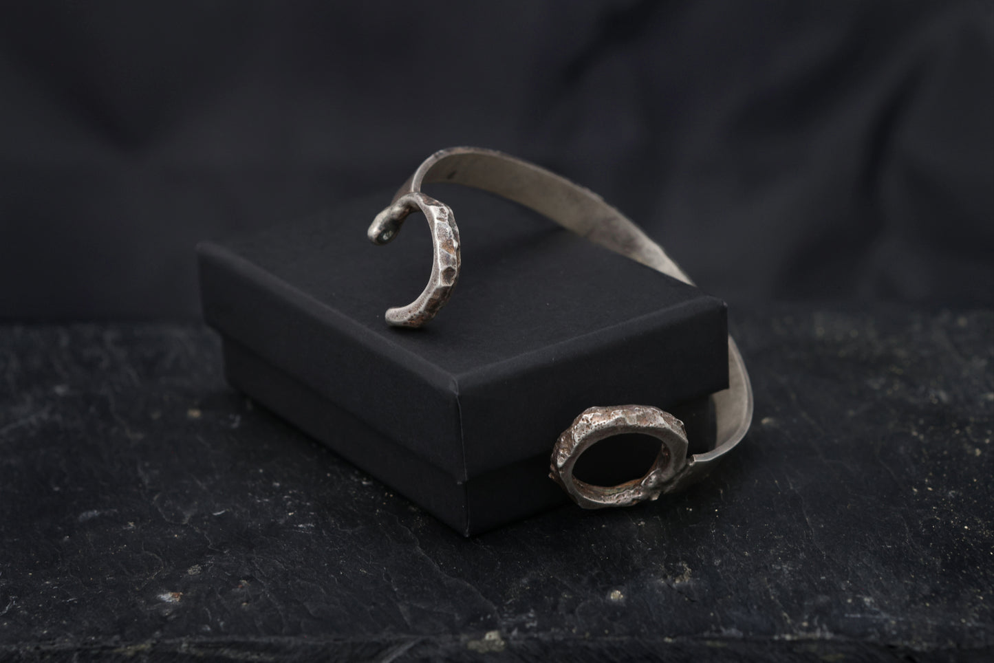 Part Sand Casted Cuff Bracelet