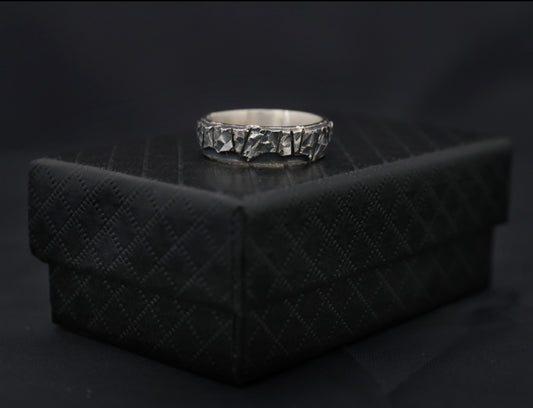 Abstract layered ring